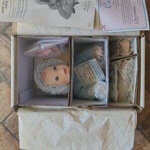 Danbury Mint Porcelain Doll "Cathy" by Elke Hutchens NIB 1992